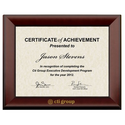 Oxford Mahogany 8.5" x 11" Frame