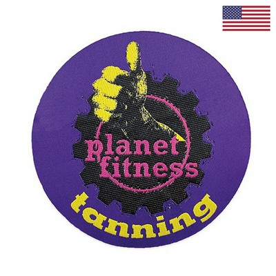 Woven Sticker (Stick-On) Up To 25 Sq. In.