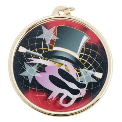 2 ¼" TM Series Sports Medal w/Dance Mylar Insert