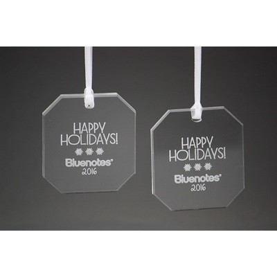 2.75" - Customizable Clear Acrylic Ornaments