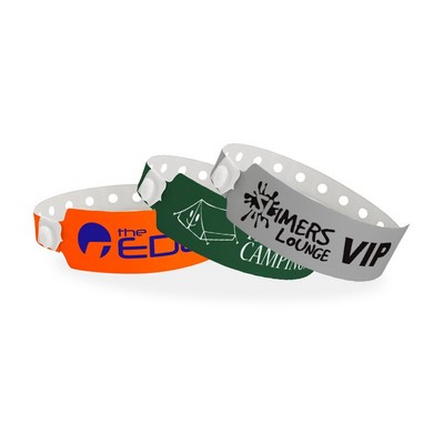 Wide Vinyl Custom Color Wristbands