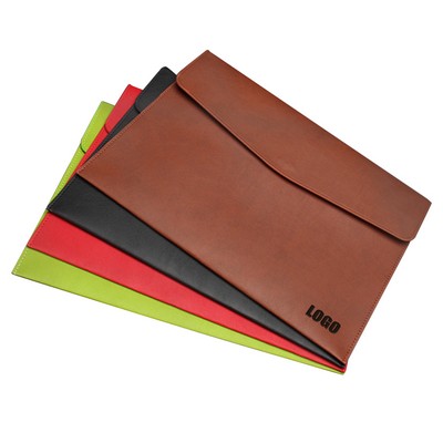 PU Leather A4 Document Folder
