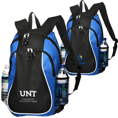 Sleek And Stylish Large Sports Backpack (13"x18.5"x6.25")