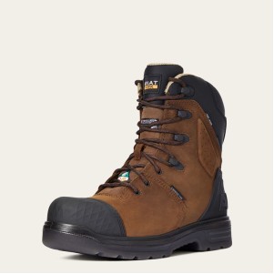 Ariat® Turbo Outlaw 8" H20 400G CSA® Men's Barley Brown Shoes