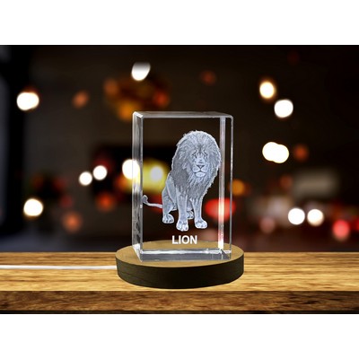 Majestic Lion Crystal Carvings | Exquisite Gems Etched with Kings of the Jungle