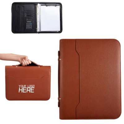 Leather Conference Folder