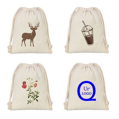 2.75 X 3.93 Inch 8Oz Canvas Drawstring Bag