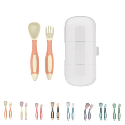 Silicone Toddler Training Utensils