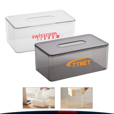 PET Transparent Tissue Box - Small
