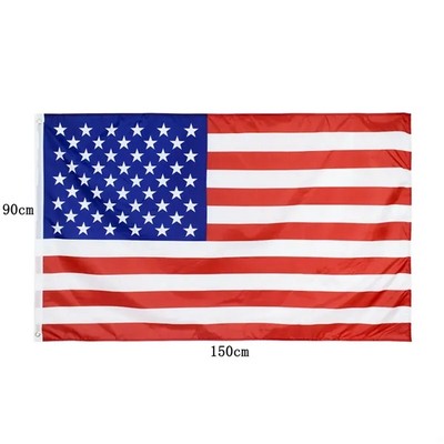 5.5"x8.2" Portable American Flag Decoration for 4th of July