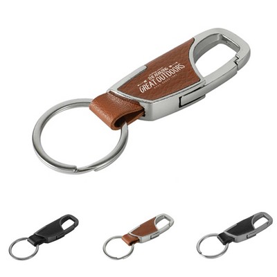 Classic Leather Keychain