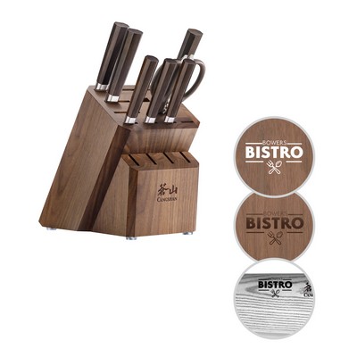 Cangshan 8-Piece Maya Series Knife Block Set - Walnut