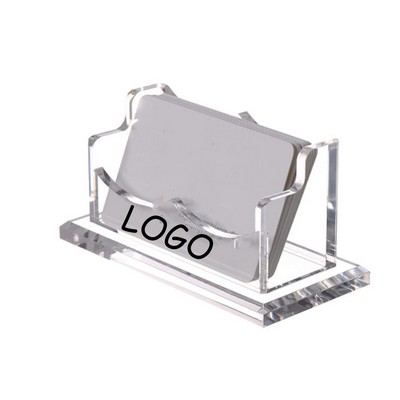Clear Business Card Display Stand