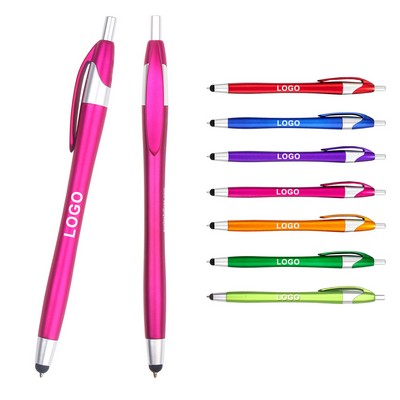 Plastic Press-In Ballpoint Pen