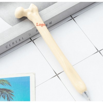 Bone Shaped Ballpoint Pen W/ Lanyard
