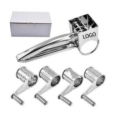 Stainless Steel Hand-Crank Cheese Grater
