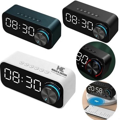 LED Bluetooth Speaker & Alarm Clock