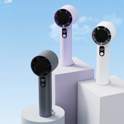 3000mah Intelligent Digital Display 100 Speed Handheld Fan