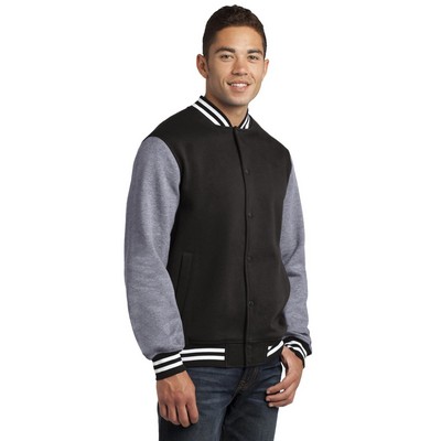 Sport-Tek Fleece Letterman Jacket.