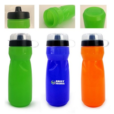 Reusable 20oz Custom Plastic Sports Water Bottles With Lid