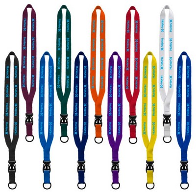 3/4" Smooth Nylon Slide Release Lanyard