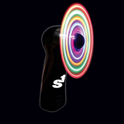 4" Black Light-Up Hand Held Fan
