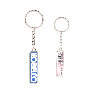 2" Soft Enamel Keychain (2 Sided)