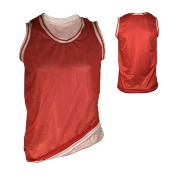 Youth Dazzle/Tricot Mesh Reversible Basketball Jersey Shirt w/ Trim