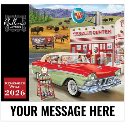 Galleria Wall Calendar 2026 Remember When