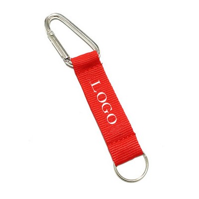 3/4'' Silkscreen Lanyard w/ Carabiner