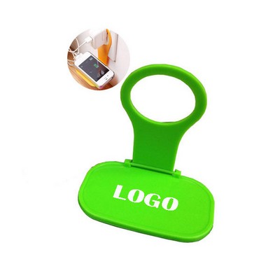 Portable Fold Wall Charger Charging Hang Mount Holder For Mobile Cell Phone