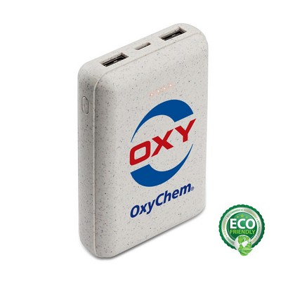 Emmer Eco-Friendly 10,000mAh Power Bank-5000mAh