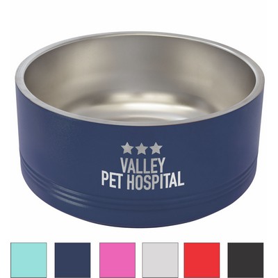 64 Oz. Polar Camel™ Stainless Steel Pet Bowl