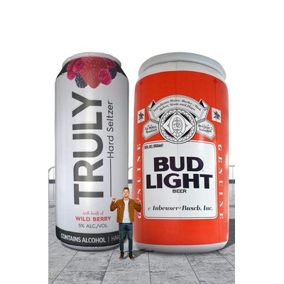 Custom Inflatable 20ft Can Set w/ Blower