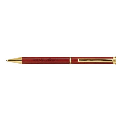 Rosewood Deluxe-Ball Point Pen, Award Trophy,