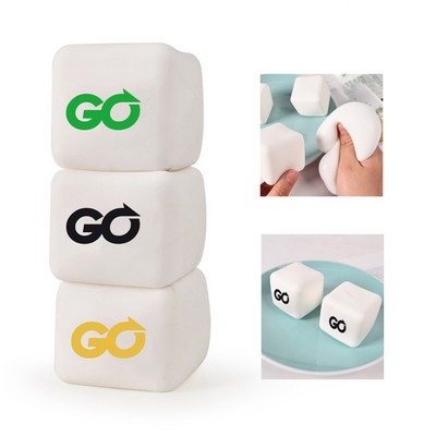 Slow Rebound Cube Stress Toy