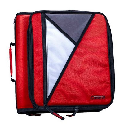 Case-It Universal Zipper Binders - Red, 2 (Case of 6)