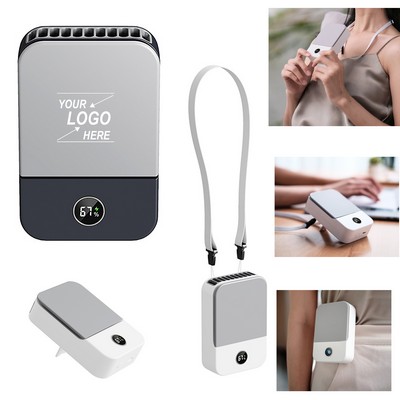 Portable USB Rechargeable Neck Fan