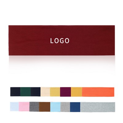 Solid Color Stretchy Headbands