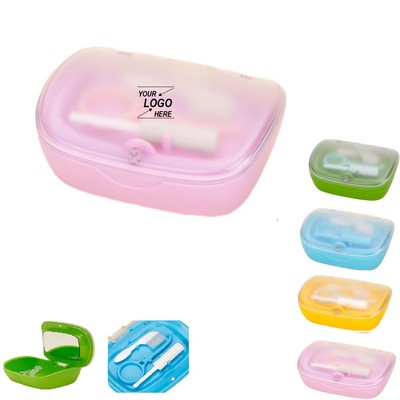 Orthodontic Retainer Case with Holder