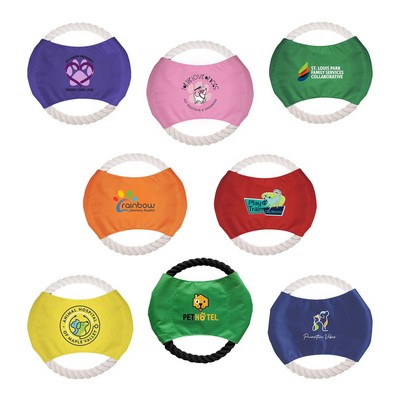 Full Color Fido Flier Dog Rope Toy