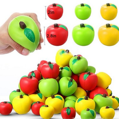 2 4/5" Custom Fruit Stress Relief Balls Finger Exercise Squeeze Toys