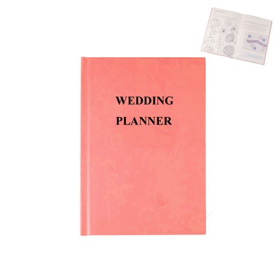 A5 Custom Hard Cover Wedding Planner