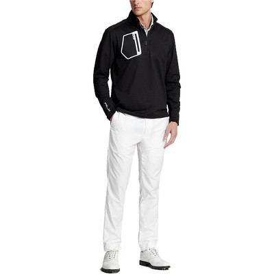 Brushed Back Tech Jersey ? Zip With Reflective Pocket