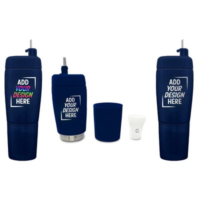 Pour Caddy All in One Stainless Steel Flask