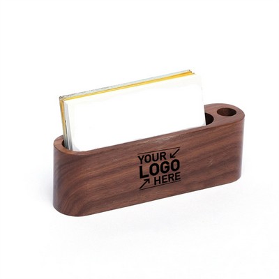 Wooden Business Card Holder