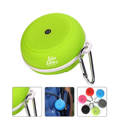 Sports Bluetooth Speaker w/Carabiner
