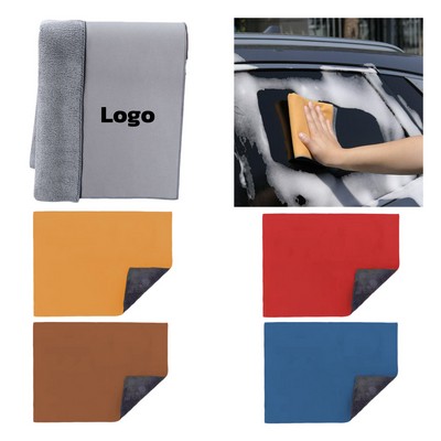 Double Sided Suede Cleaning Towel