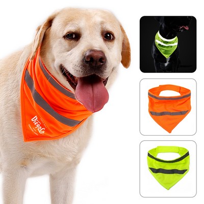 Dog Reflective Triangle Bandana