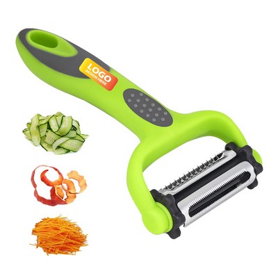 3 in 1 Blade Spin Design With Julienne Peeler